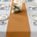 Polyester 12"x108" Table Runner Gold - Durable & Wrinkle-Resistant Table Decor for All Occasions