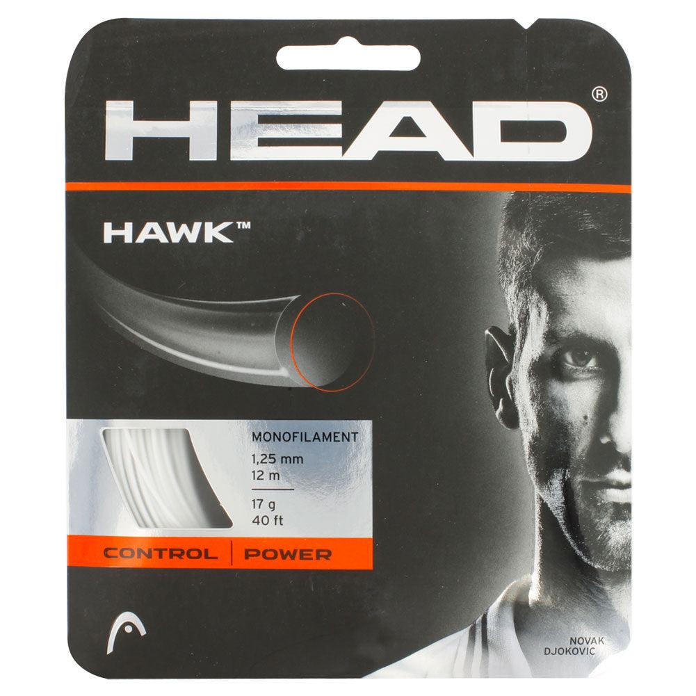 Hawk 17G Tennis String White - Bell Racket Store