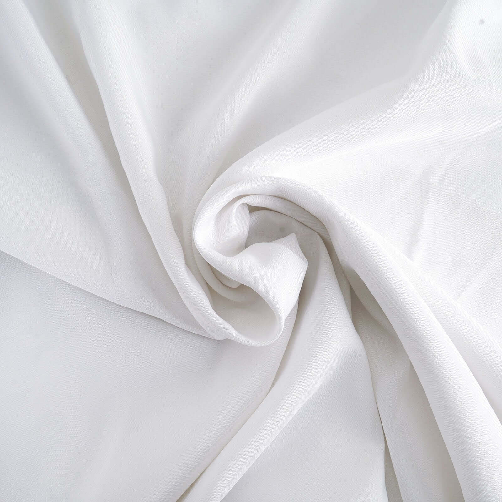 Polyester Square 70"x70" Tablecloth White - Wrinkle-Resistant & Durable Table Cover for Events