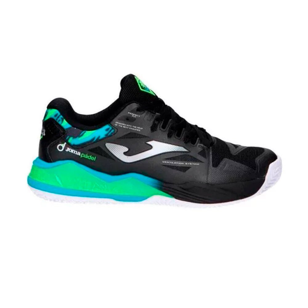 JOMA SPIN MEN 2501 Black Padel Shoes Padel Shoes Joma