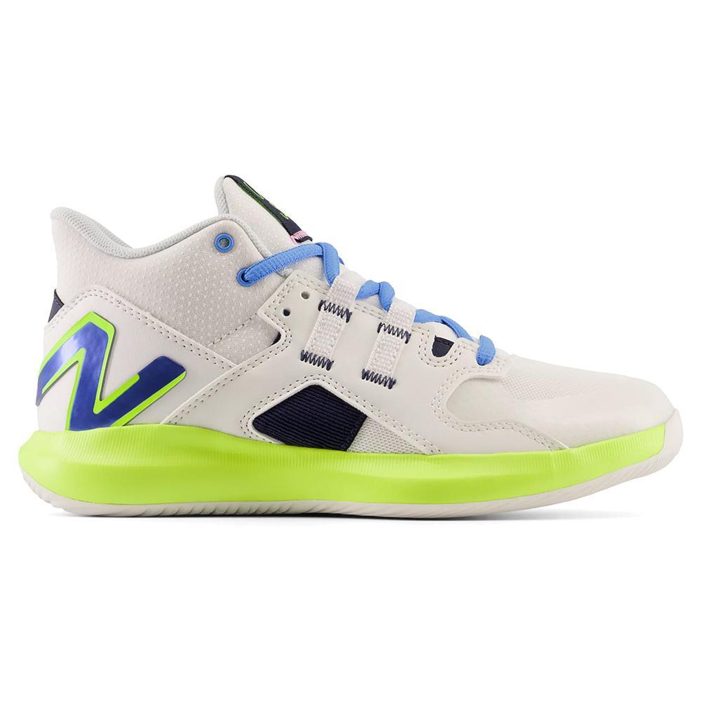 Juniors' Coco CG1 Tennis Shoes White and Hi - lite - Bell Racket Store