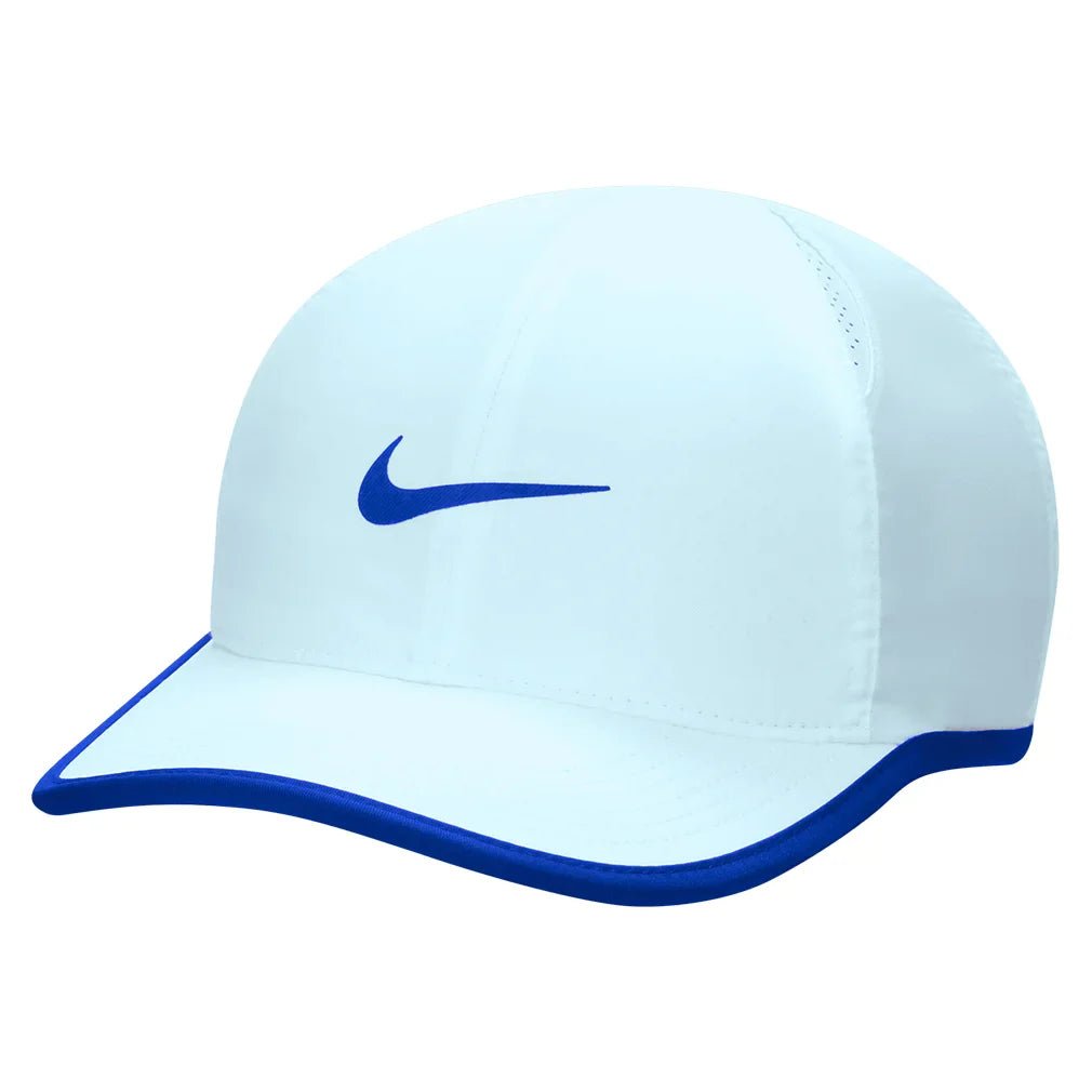 Juniors' Dri - FIT Club Featherlight Tennis Cap Glacier Blue and Deep Night - Bell Racket Store
