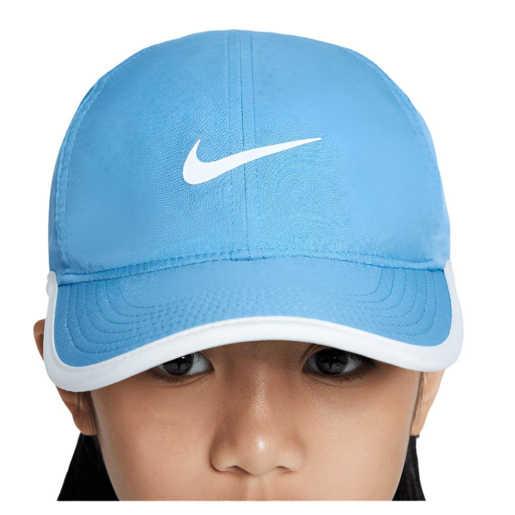 Juniors' Dri - Fit Club Tennis Cap Blue Beyond and White - Bell Racket Store