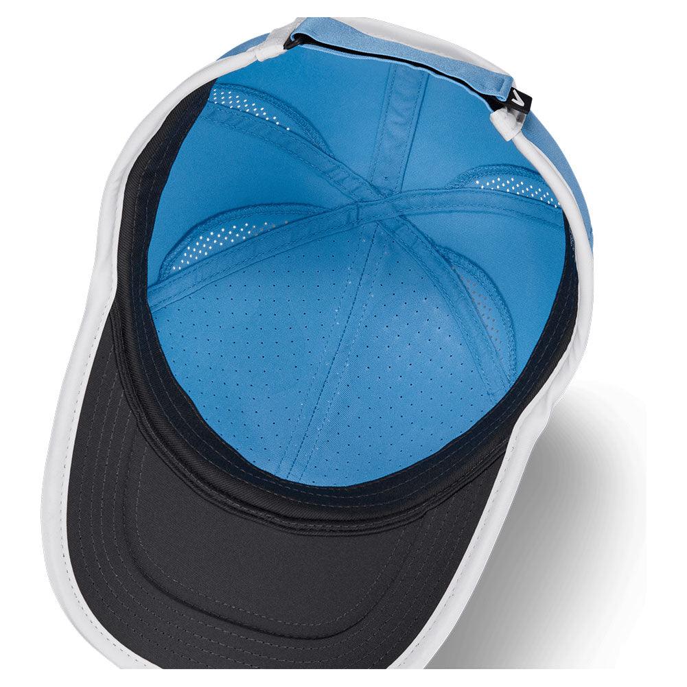 Juniors' Dri - Fit Club Tennis Cap Blue Beyond and White - Bell Racket Store