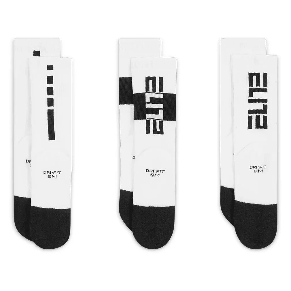 Juniors' Elite Crew Socks 3 Pairs - Bell Racket Store