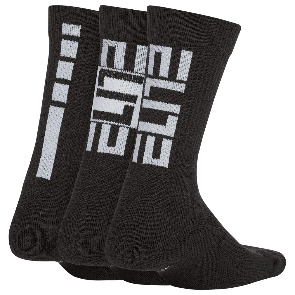Juniors' Elite Crew Socks 3 Pairs - Bell Racket Store