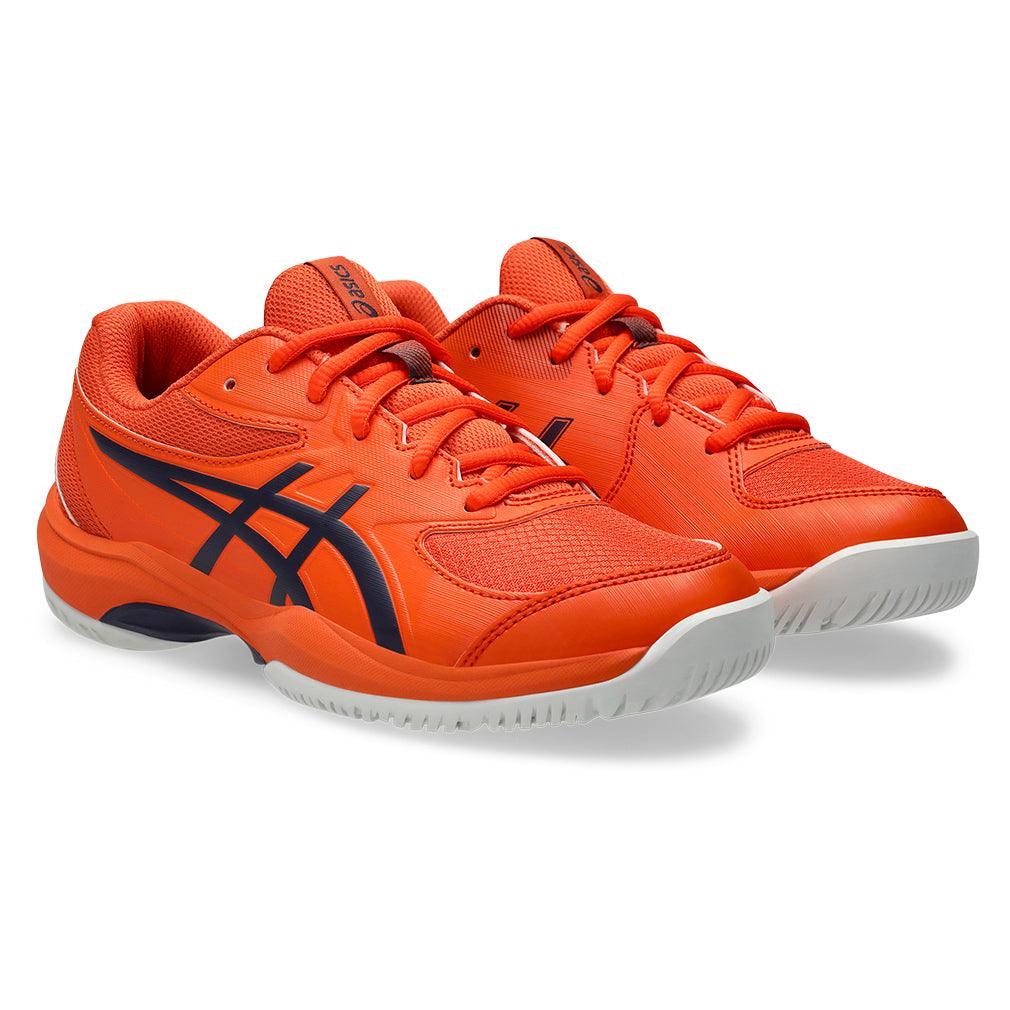 Juniors' GEL - Game GS Tennis Shoes Nova Orange and Indigo Fog - Bell Racket Store