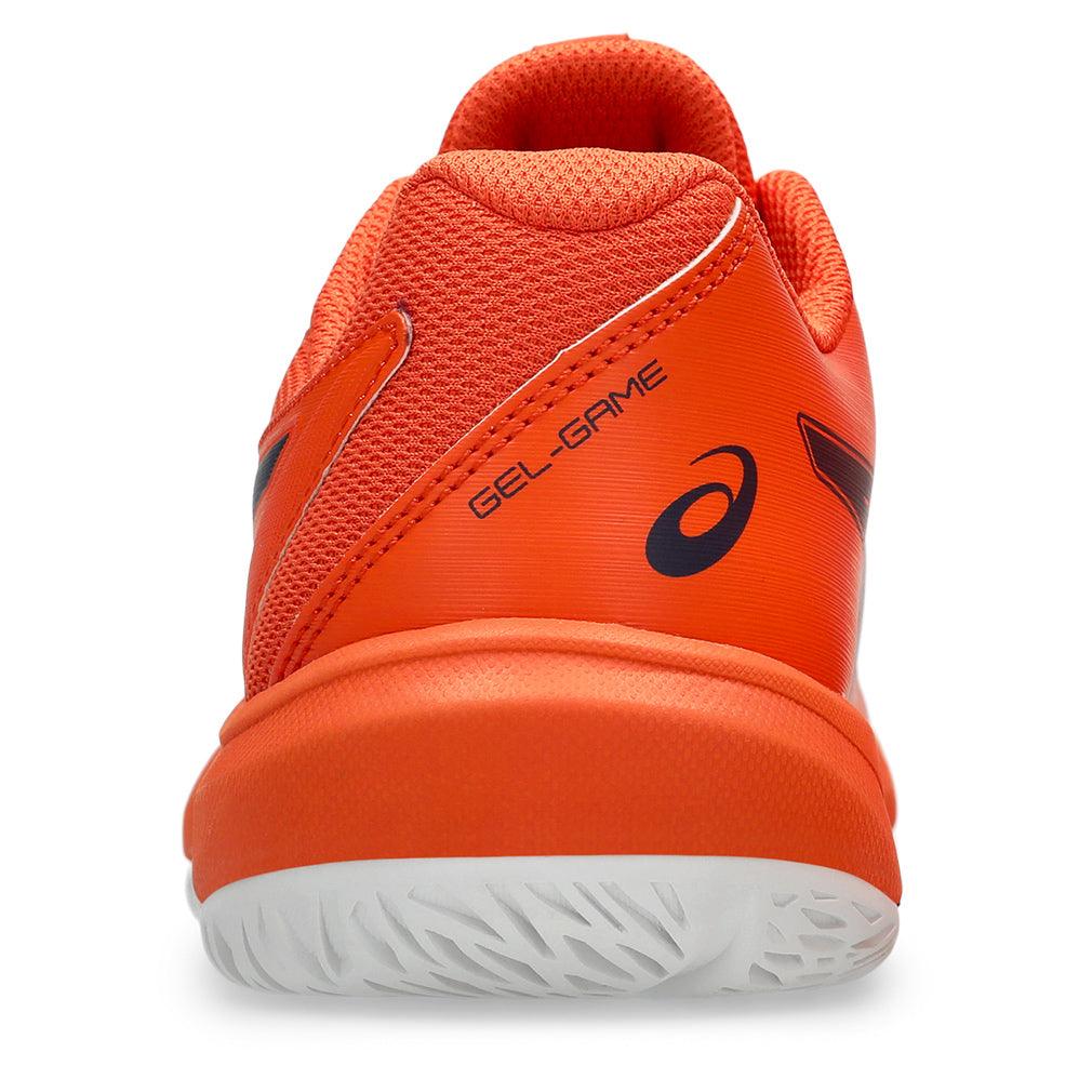 Juniors' GEL - Game GS Tennis Shoes Nova Orange and Indigo Fog - Bell Racket Store
