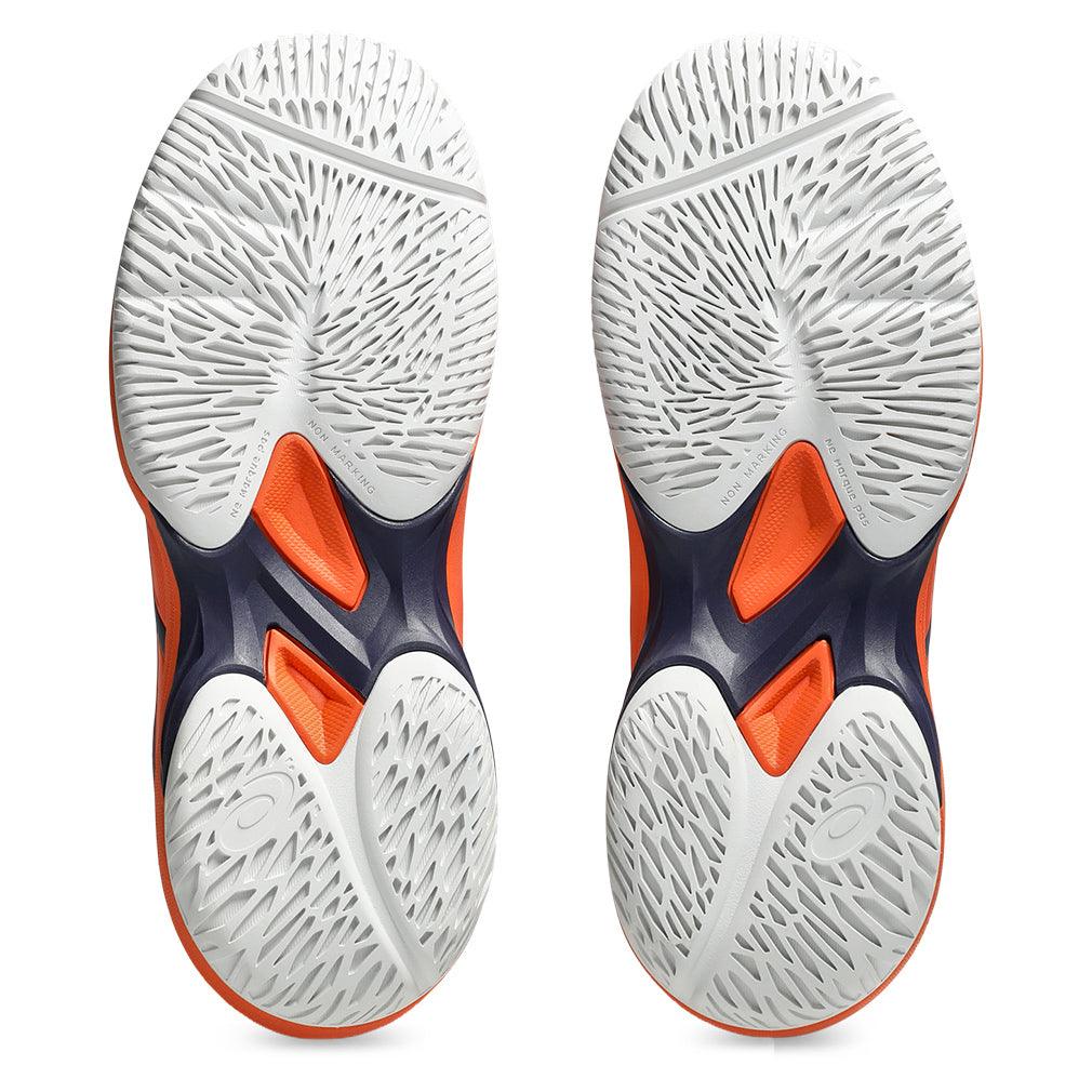 Juniors' GEL - Game GS Tennis Shoes Nova Orange and Indigo Fog - Bell Racket Store