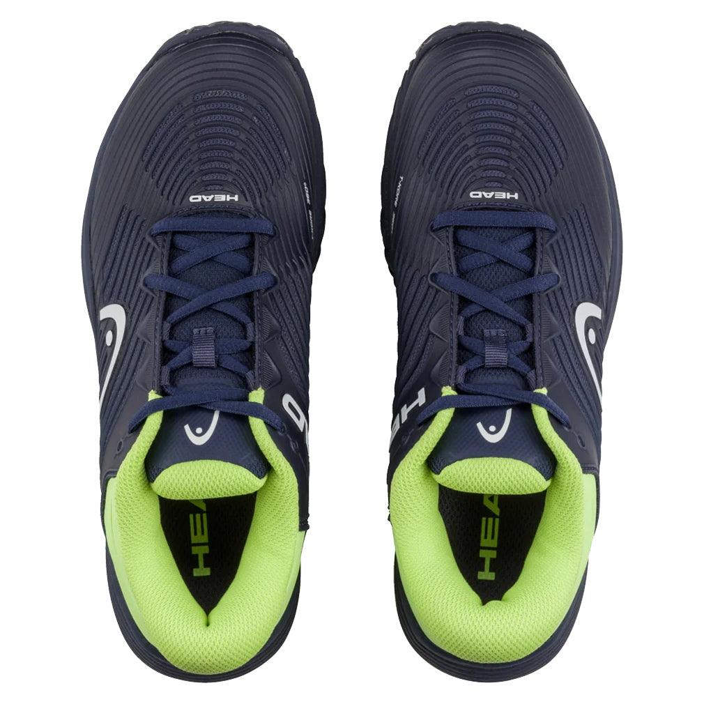 Juniors Revolt Pro 4.5 Tennis Shoes Navy and Lime - Bell Racket Store