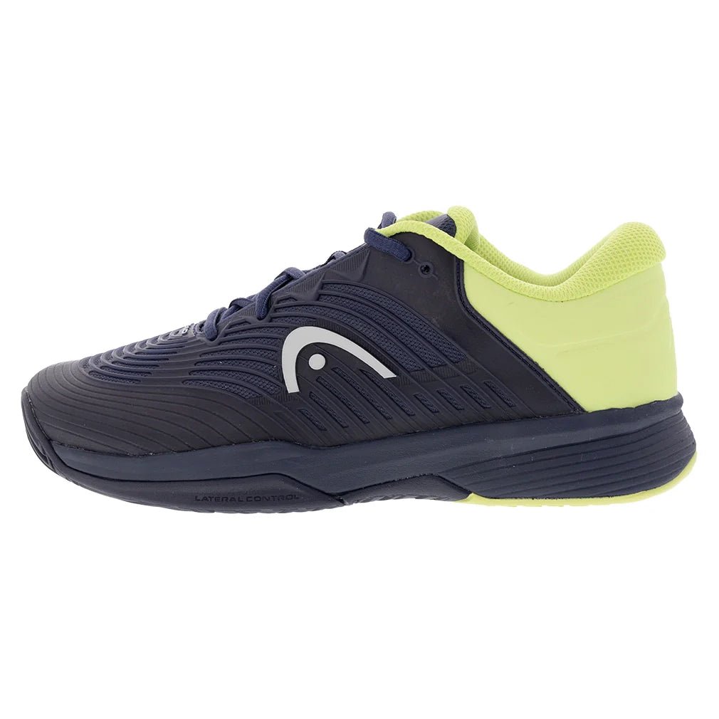 Juniors Revolt Pro 4.5 Tennis Shoes Navy and Lime - Bell Racket Store