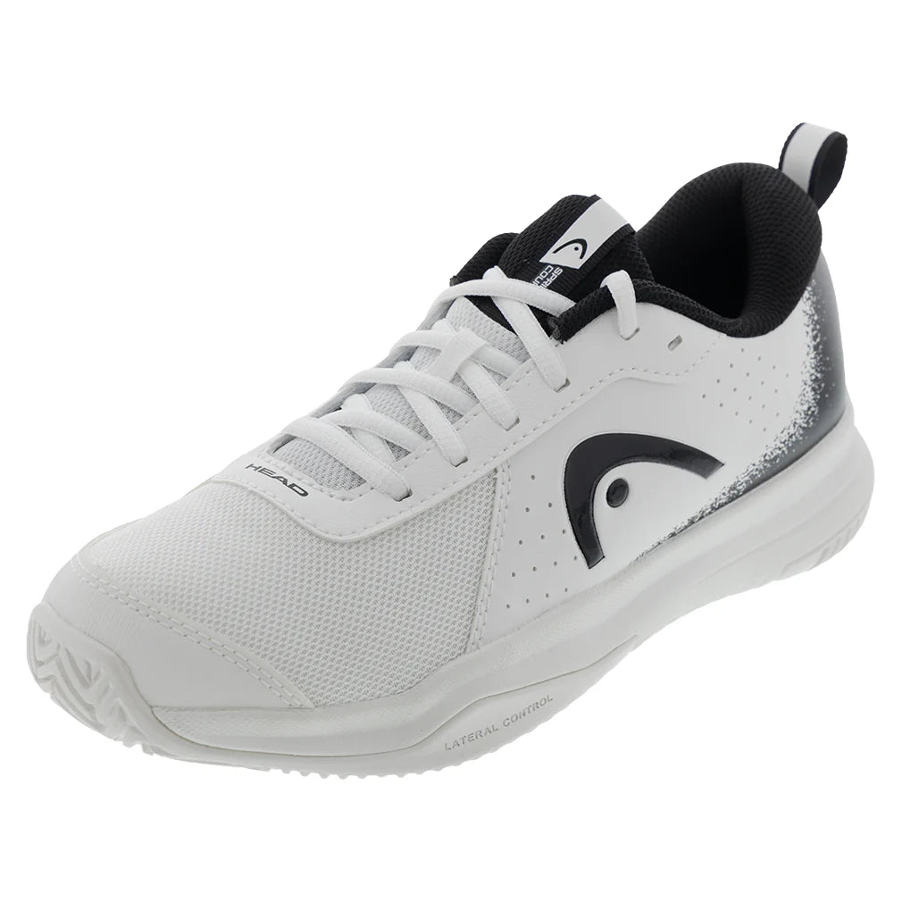 Juniors Sprint Court 4.0 Tennis Shoes White and Black - Bell Racket Store