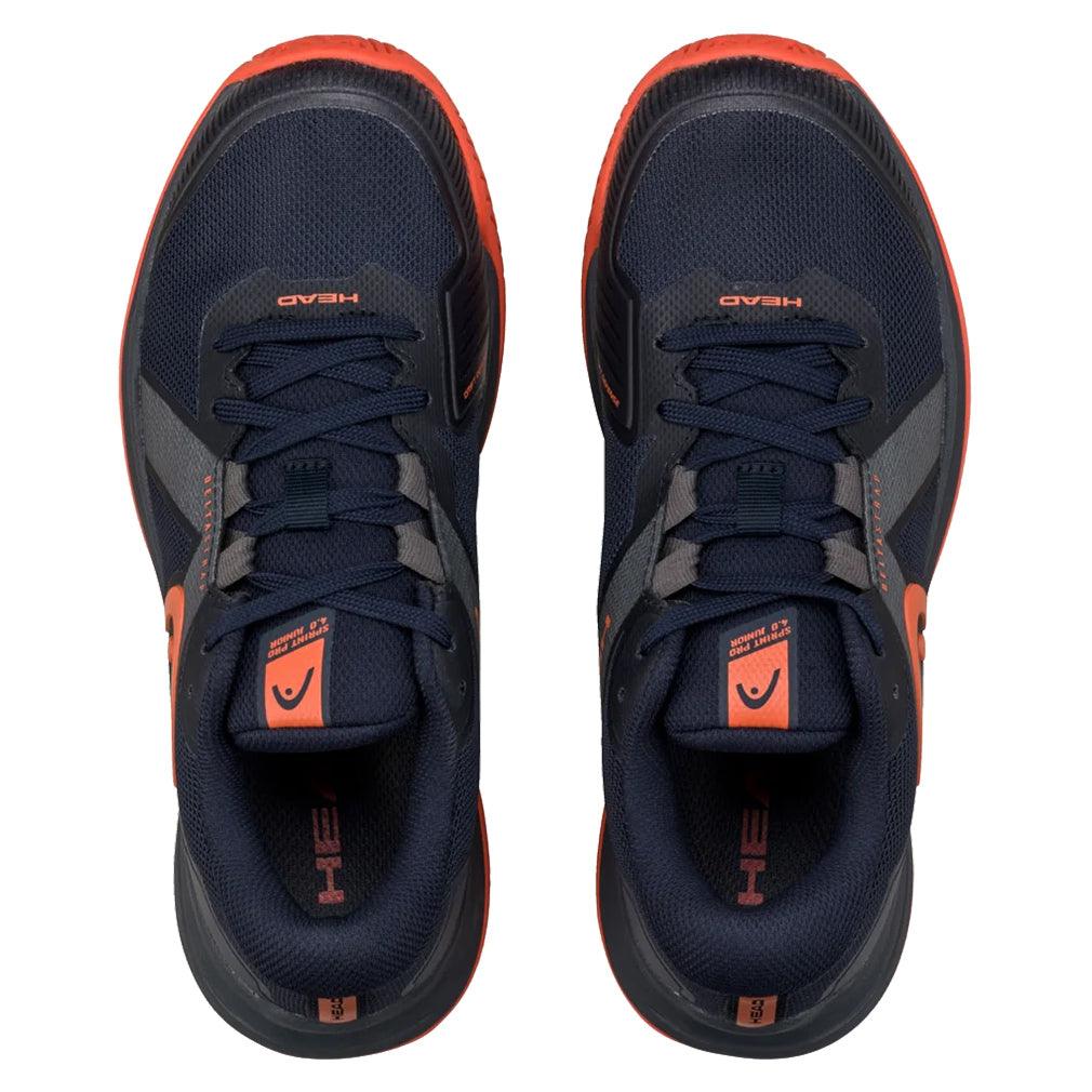 Juniors Sprint Pro 4.0 Tennis Shoes Dark Blue and Red - Bell Racket Store