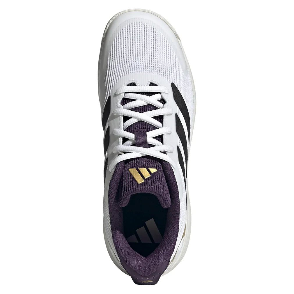 Juniors' Ubersonic Tennis Shoes Footwear White and Aurora Plum - Bell Racket Store