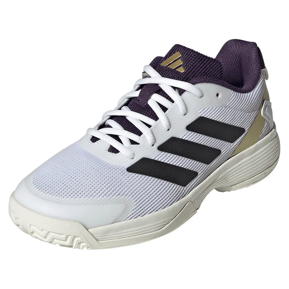 Juniors' Ubersonic Tennis Shoes Footwear White and Aurora Plum - Bell Racket Store
