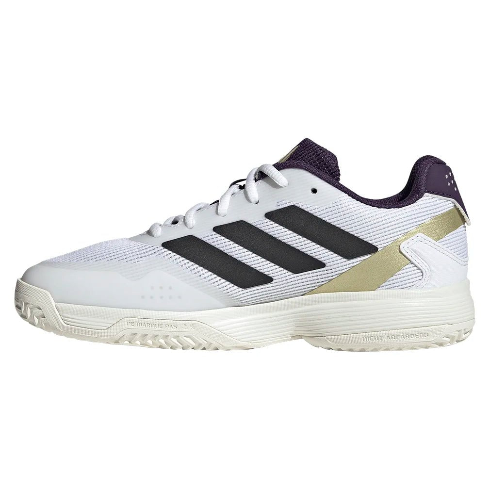 Juniors' Ubersonic Tennis Shoes Footwear White and Aurora Plum - Bell Racket Store