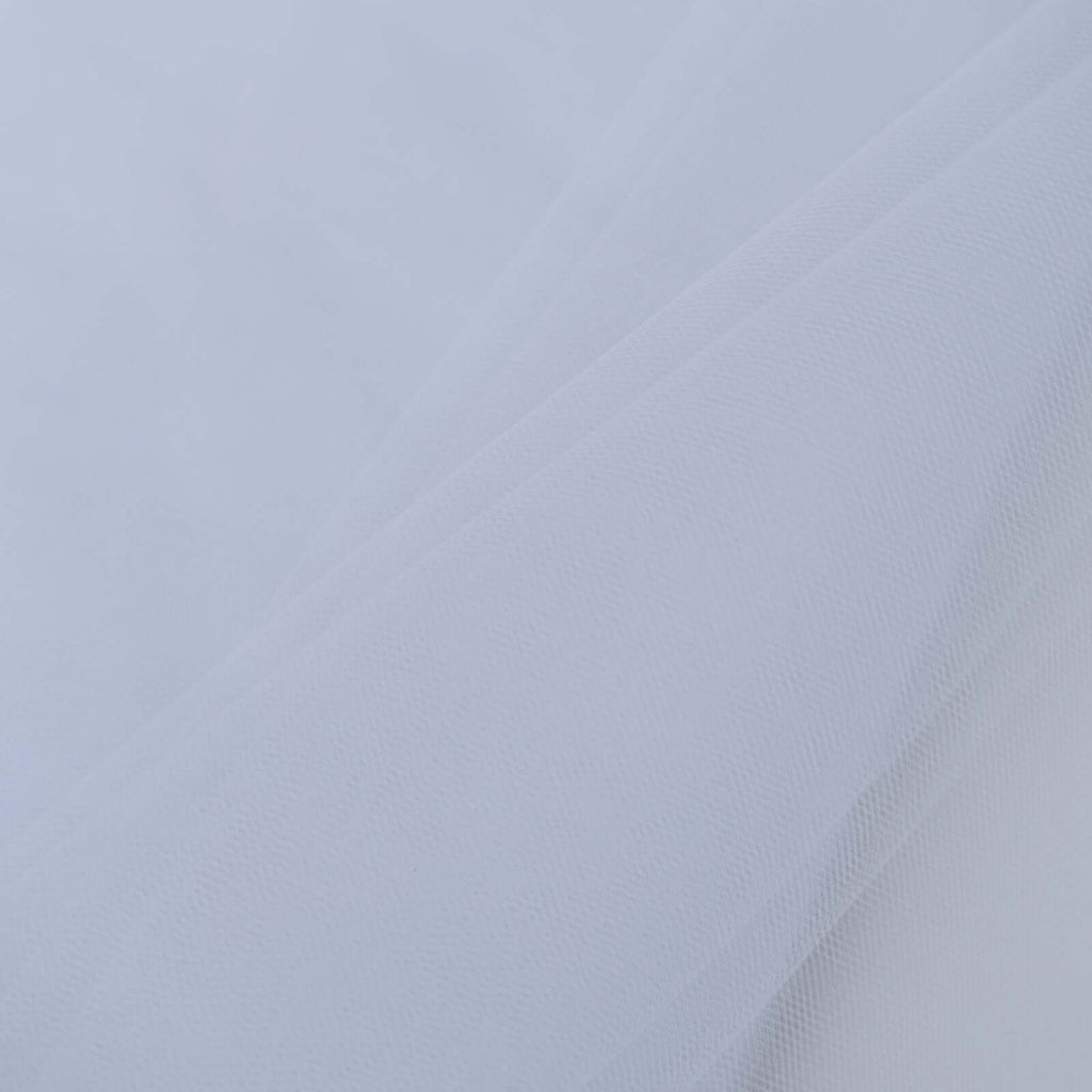 54"x40 Yards White Tulle Fabric Bolt, DIY Crafts Sheer Fabric Roll