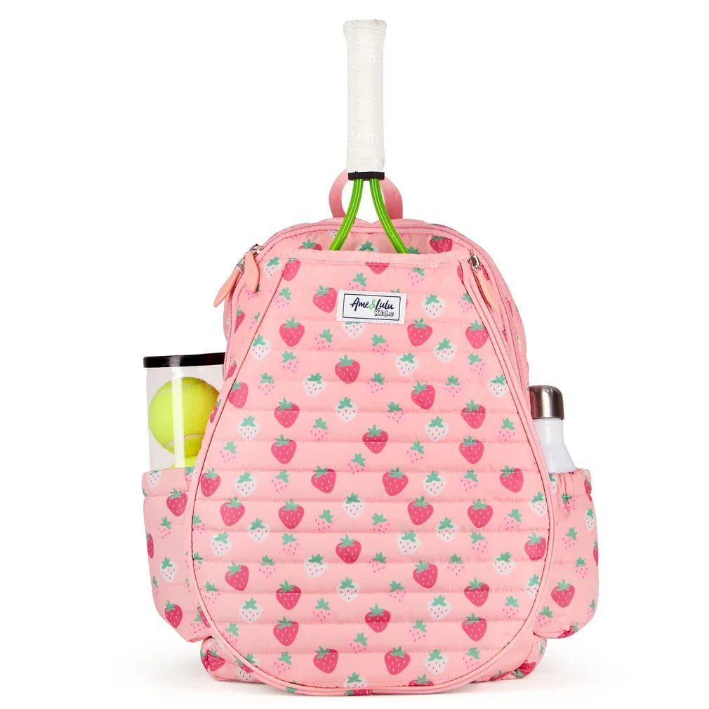 Little Love Tennis Backpack Strawberry Puffer - Bell Racket Store