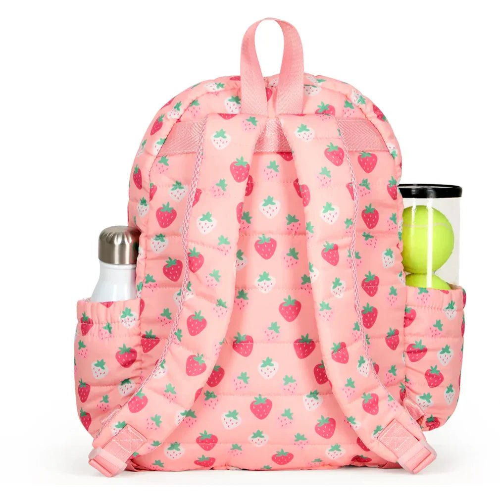 Little Love Tennis Backpack Strawberry Puffer - Bell Racket Store