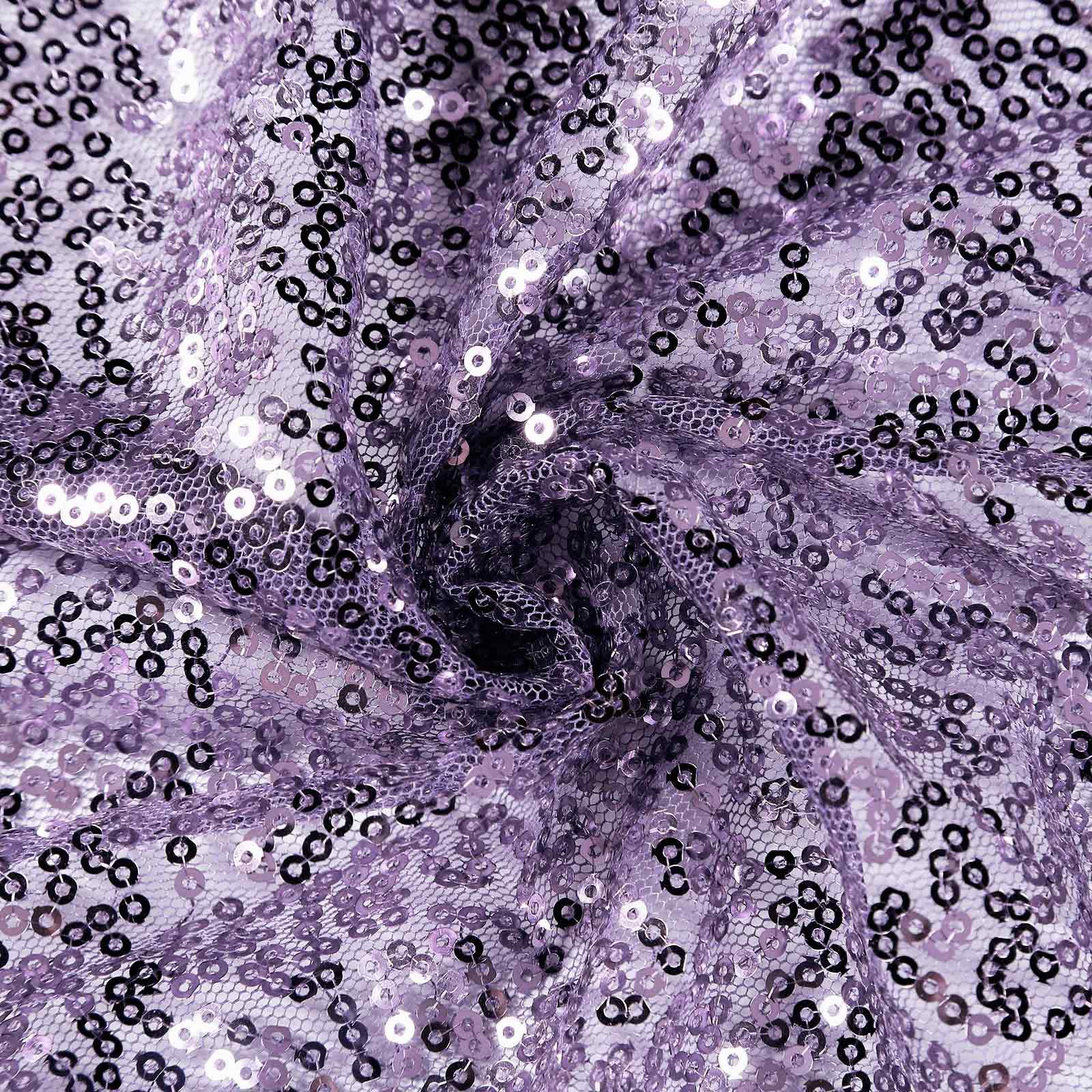 Sequin 12"x108" Table Runner Lavender - Glittering Design