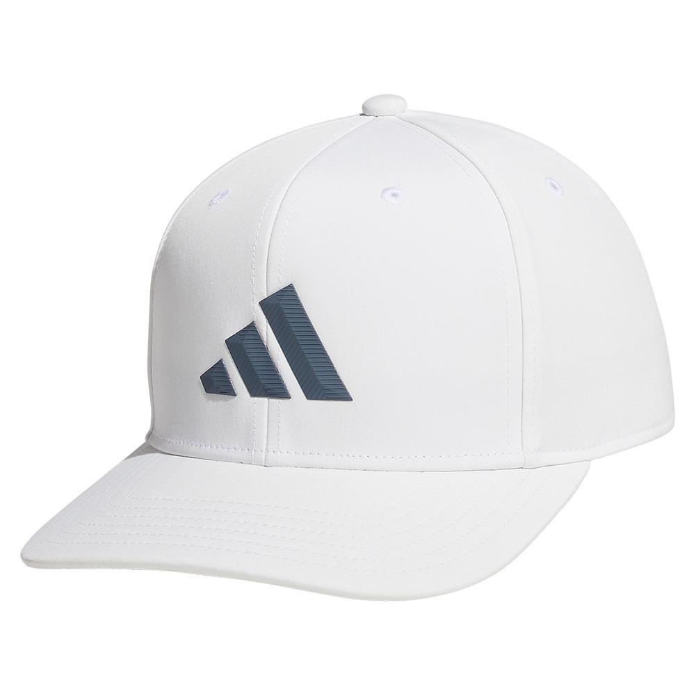 Men's 3 - Bar Snapback 2.0 Hat White and Onyx Grey - Bell Racket Store