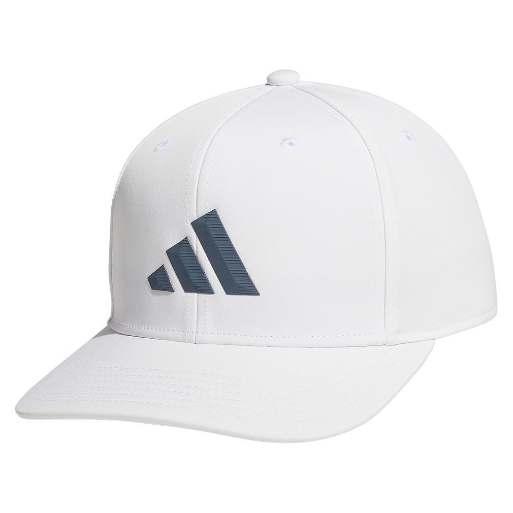 Men's 3 - Bar Snapback 2.0 Hat White and Onyx Grey - Bell Racket Store