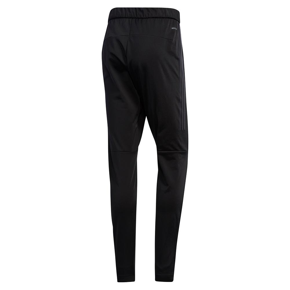 Men's 3 Stripes Knit Tennis Pant Black - Bell Racket Store