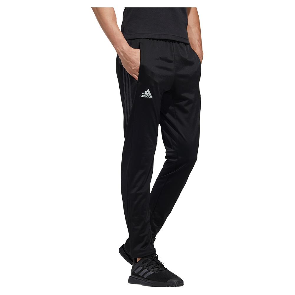 Men's 3 Stripes Knit Tennis Pant Black - Bell Racket Store