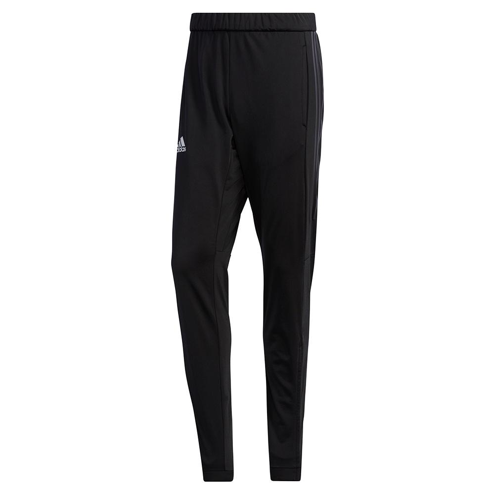 Men's 3 Stripes Knit Tennis Pant Black - Bell Racket Store