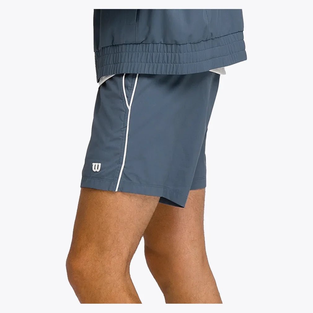Men's 6 inch Unlined Volley Tennis Shorts Slate Blue - Bell Racket Store