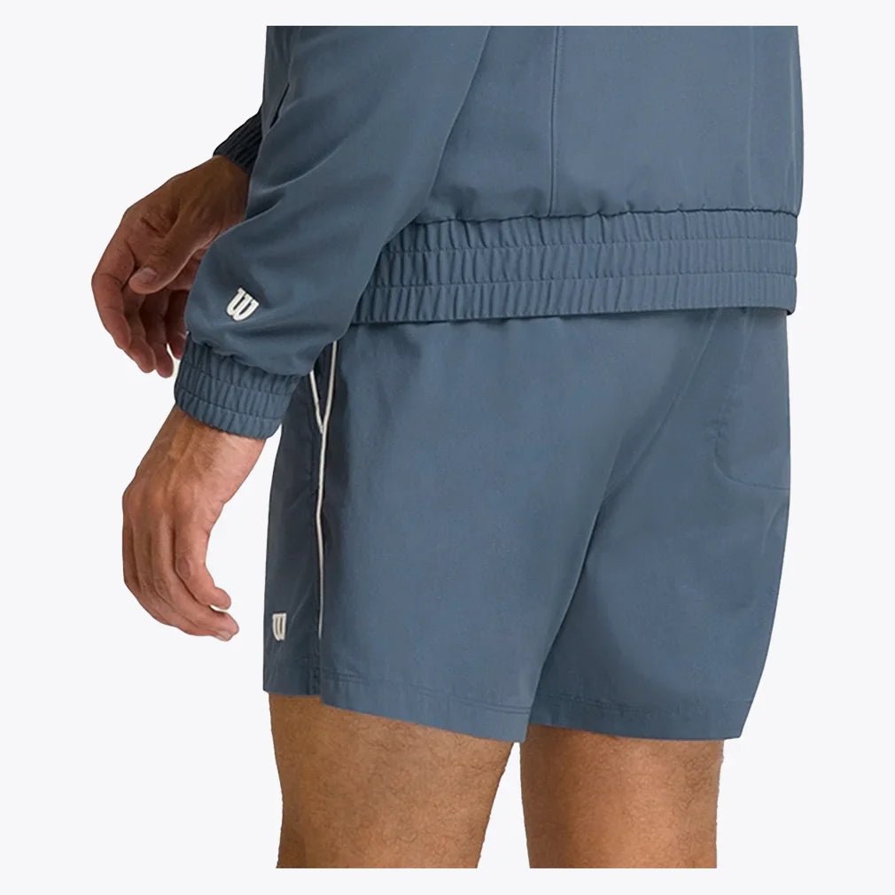 Men's 6 inch Unlined Volley Tennis Shorts Slate Blue - Bell Racket Store