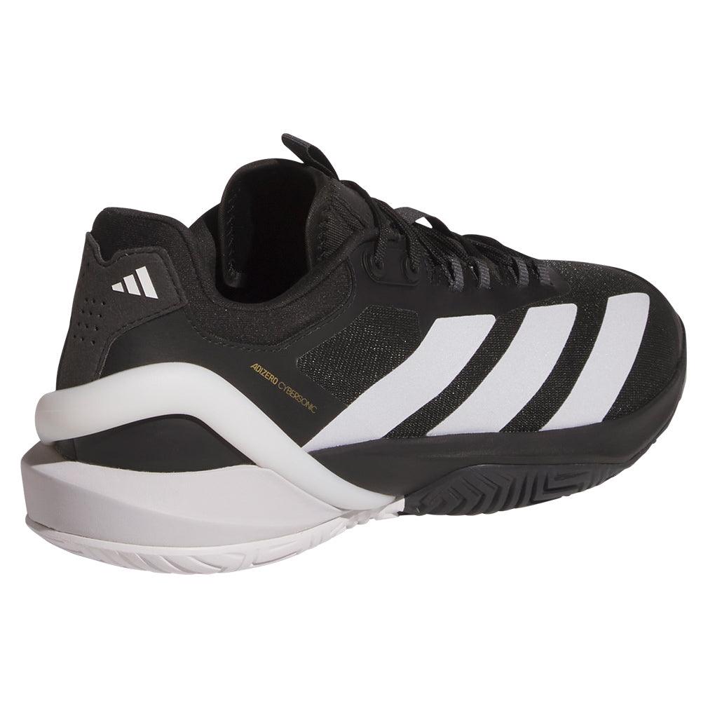 Men's Adizero Cybersonic 2 Tennis Shoes Core Black and Carbon - Bell Racket Store