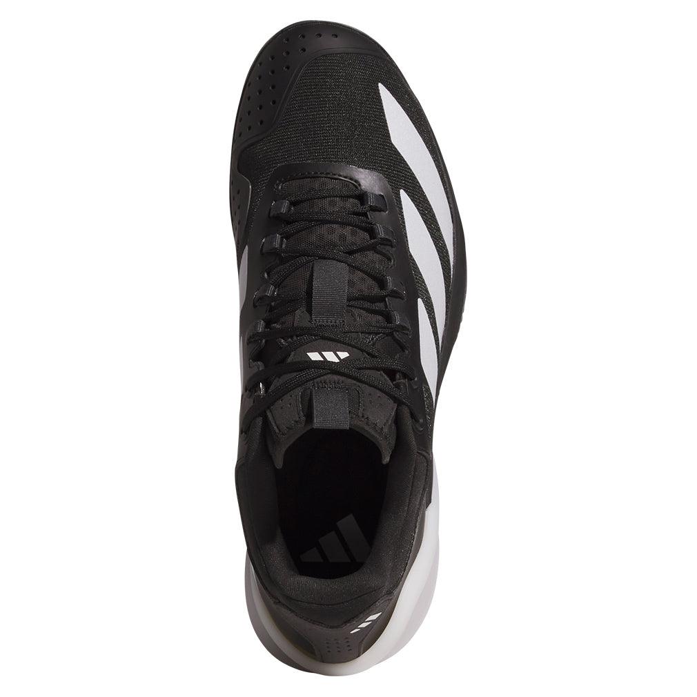 Men's Adizero Cybersonic 2 Tennis Shoes Core Black and Carbon - Bell Racket Store