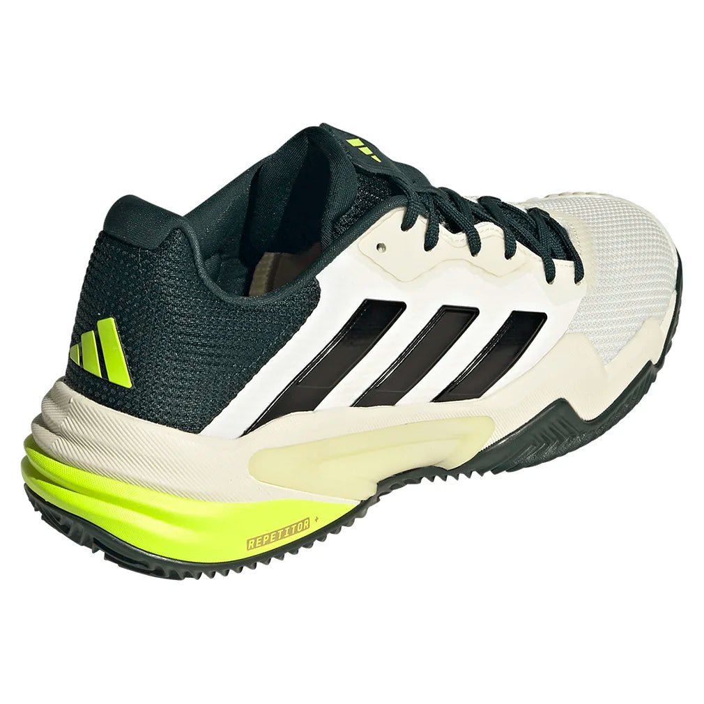 Men's Barricade 13 Clay Tennis Shoes Off White and Core Black - Bell Racket Store