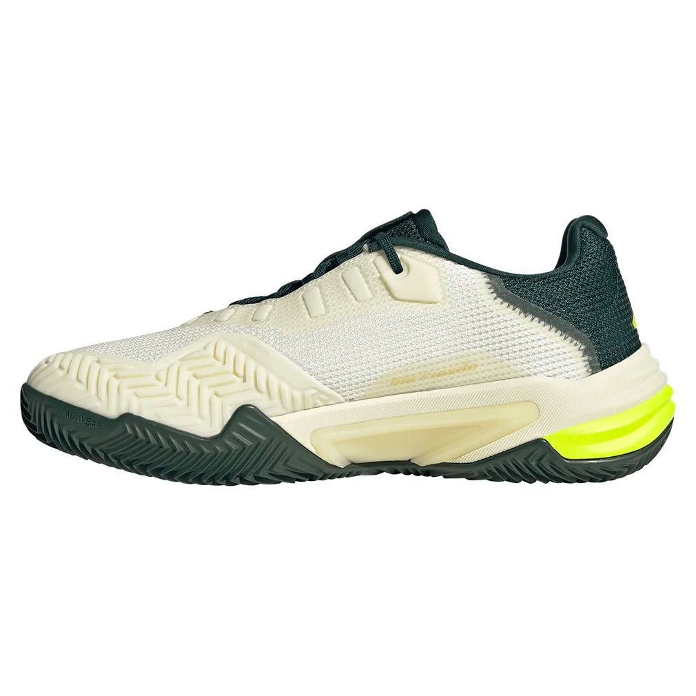 Men's Barricade 13 Clay Tennis Shoes Off White and Core Black - Bell Racket Store