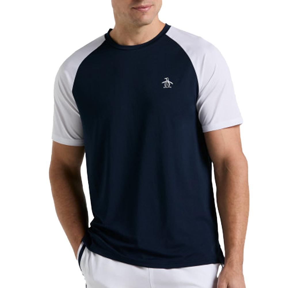 Men's Blocked Performance Tennis Tee - Bell Racket Store
