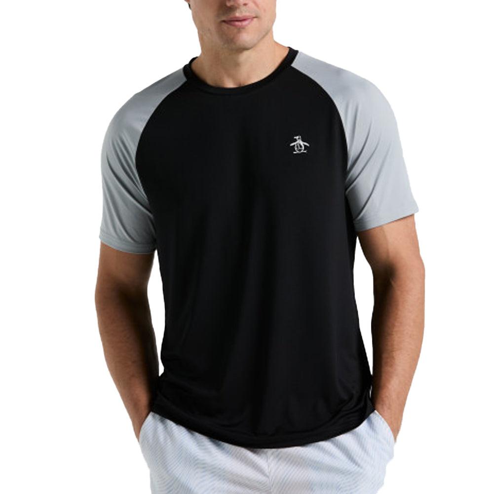 Men's Blocked Performance Tennis Tee - Bell Racket Store