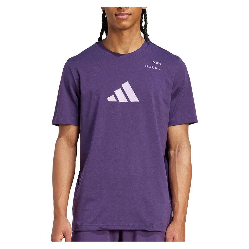 Men's Category Graphic Tennis Tee Aurora Plum - Bell Racket Store