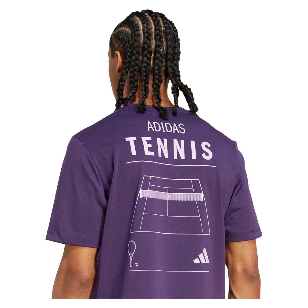 Men's Category Graphic Tennis Tee Aurora Plum - Bell Racket Store