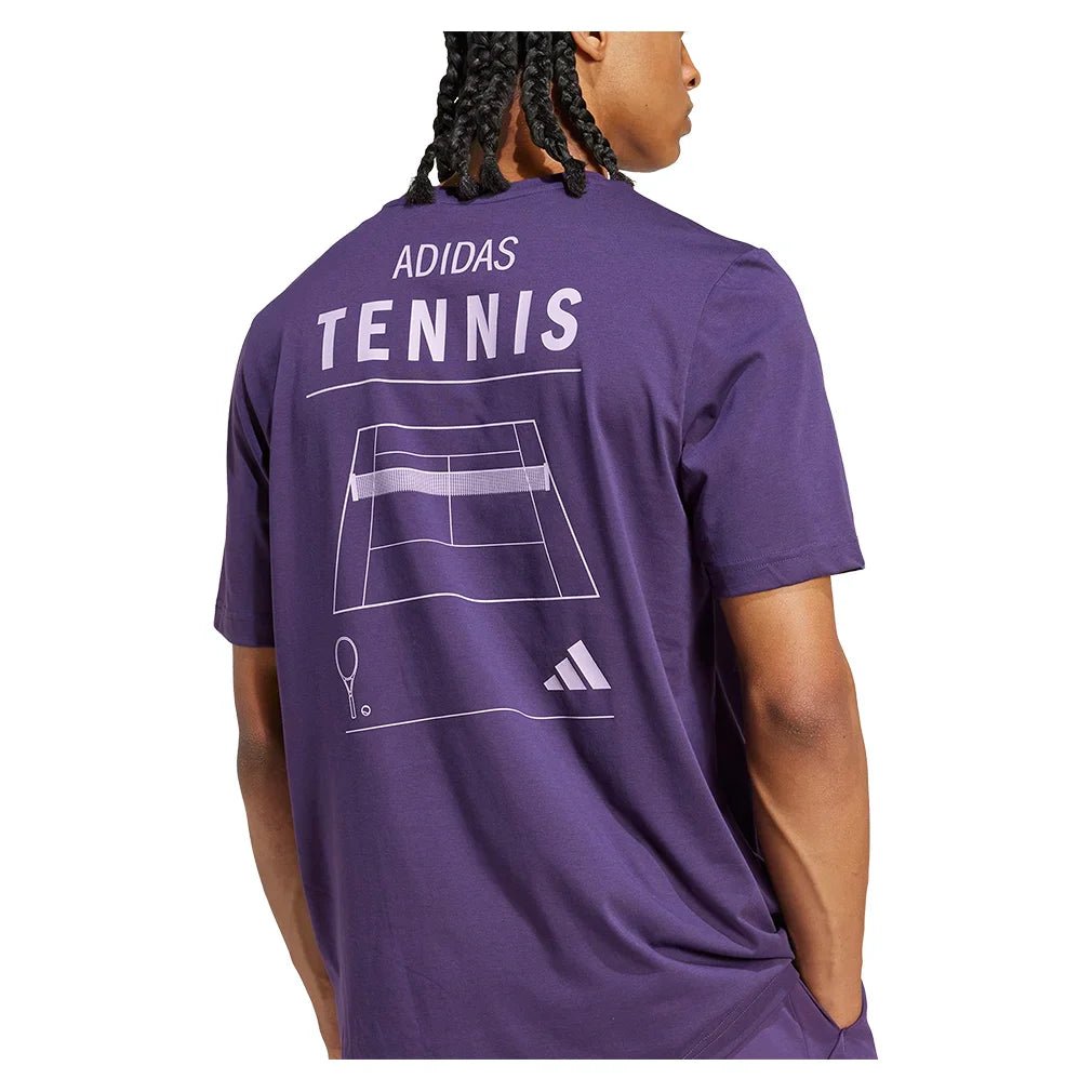 Men's Category Graphic Tennis Tee Aurora Plum - Bell Racket Store
