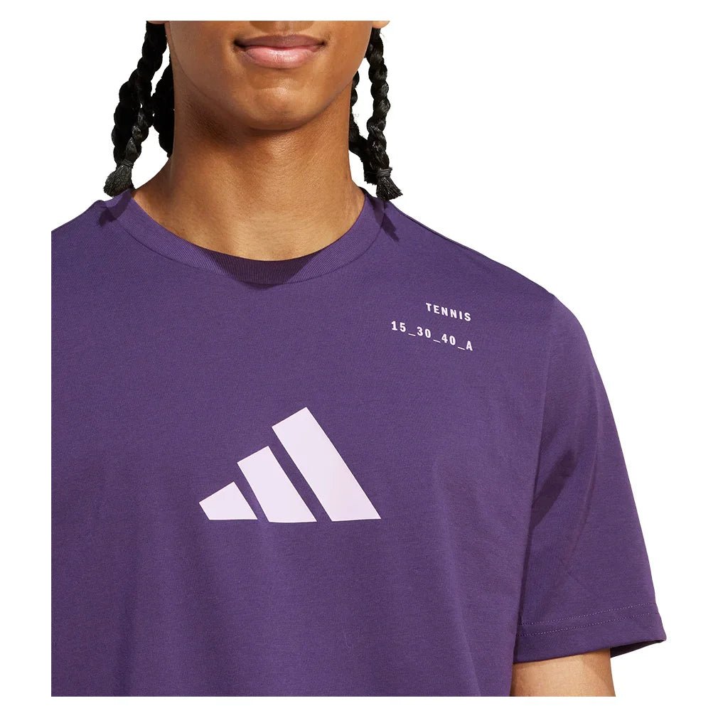 Men's Category Graphic Tennis Tee Aurora Plum - Bell Racket Store