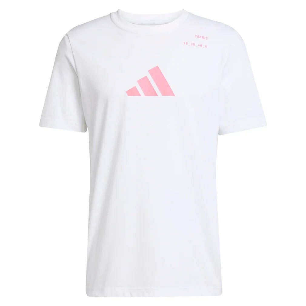 Men's Category Graphic Tennis Tee White - Bell Racket Store