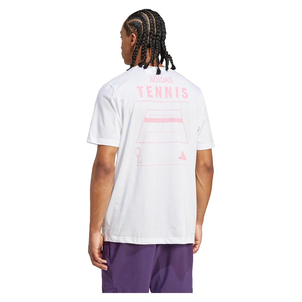 Men's Category Graphic Tennis Tee White - Bell Racket Store