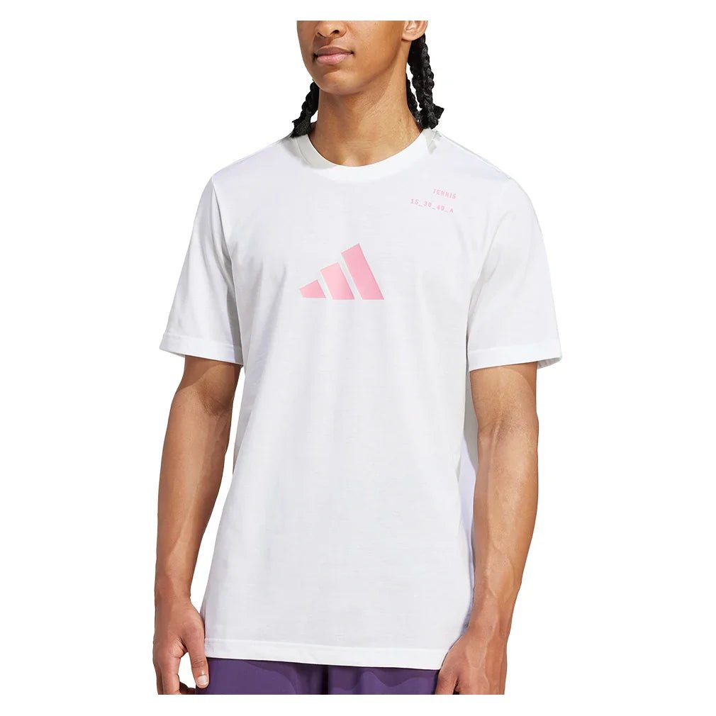 Men's Category Graphic Tennis Tee White - Bell Racket Store