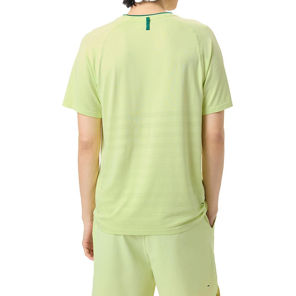 Men's Center Court Ace Seamless Tennis Crew Shadow Lime and Rainforest - Bell Racket Store