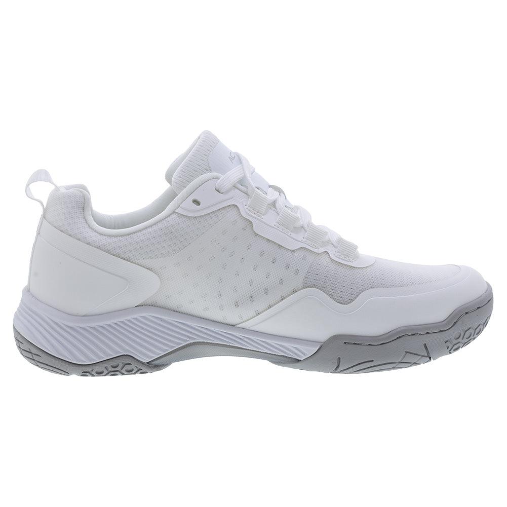 Men's Clear Shot Quicksilver Pickleball Shoes White and Silver - Bell Racket Store