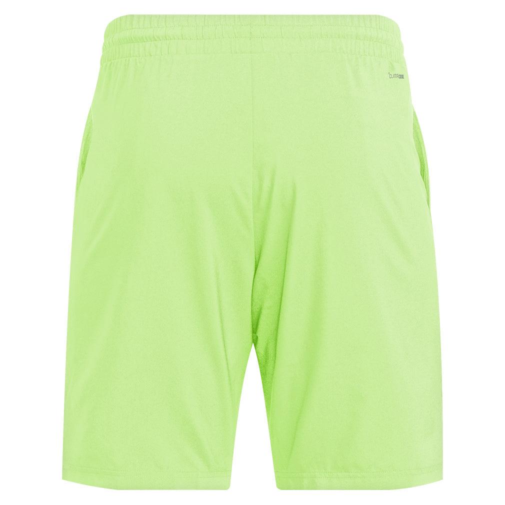 Men's Club 3 Stripe 9 inch Tennis Shorts Lucid Lemon - Bell Racket Store