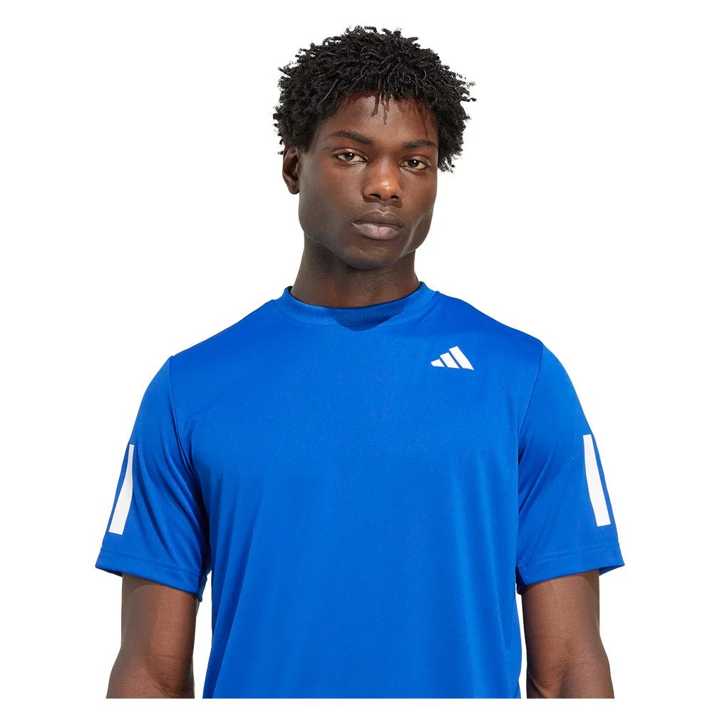 Men's Club 3 Stripes Tennis Top Collegiate Royal - Bell Racket Store