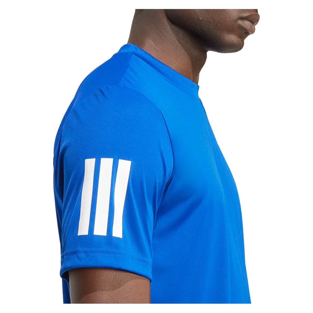 Men's Club 3 Stripes Tennis Top Collegiate Royal - Bell Racket Store