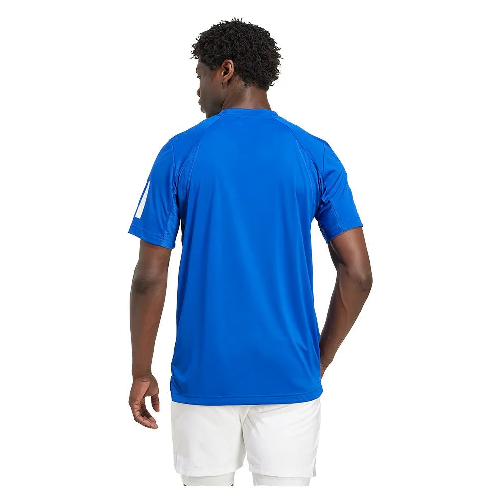 Men's Club 3 Stripes Tennis Top Collegiate Royal - Bell Racket Store